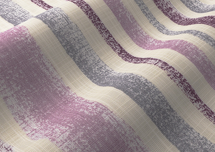 Guarda Stripe, Grape - Made to Measure Curtains - Image 4